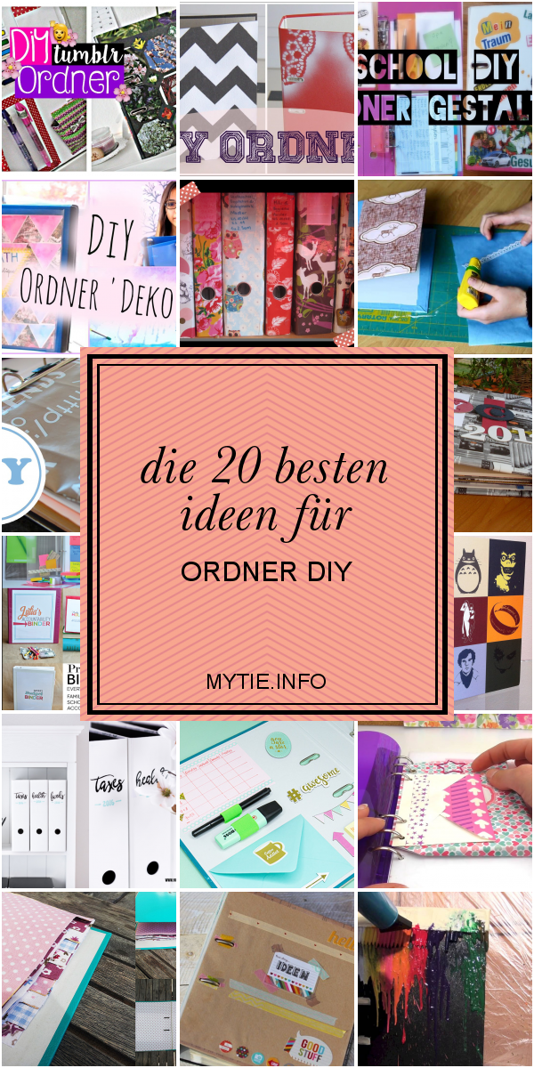 Die 20 Besten Ideen Für ordner Diy